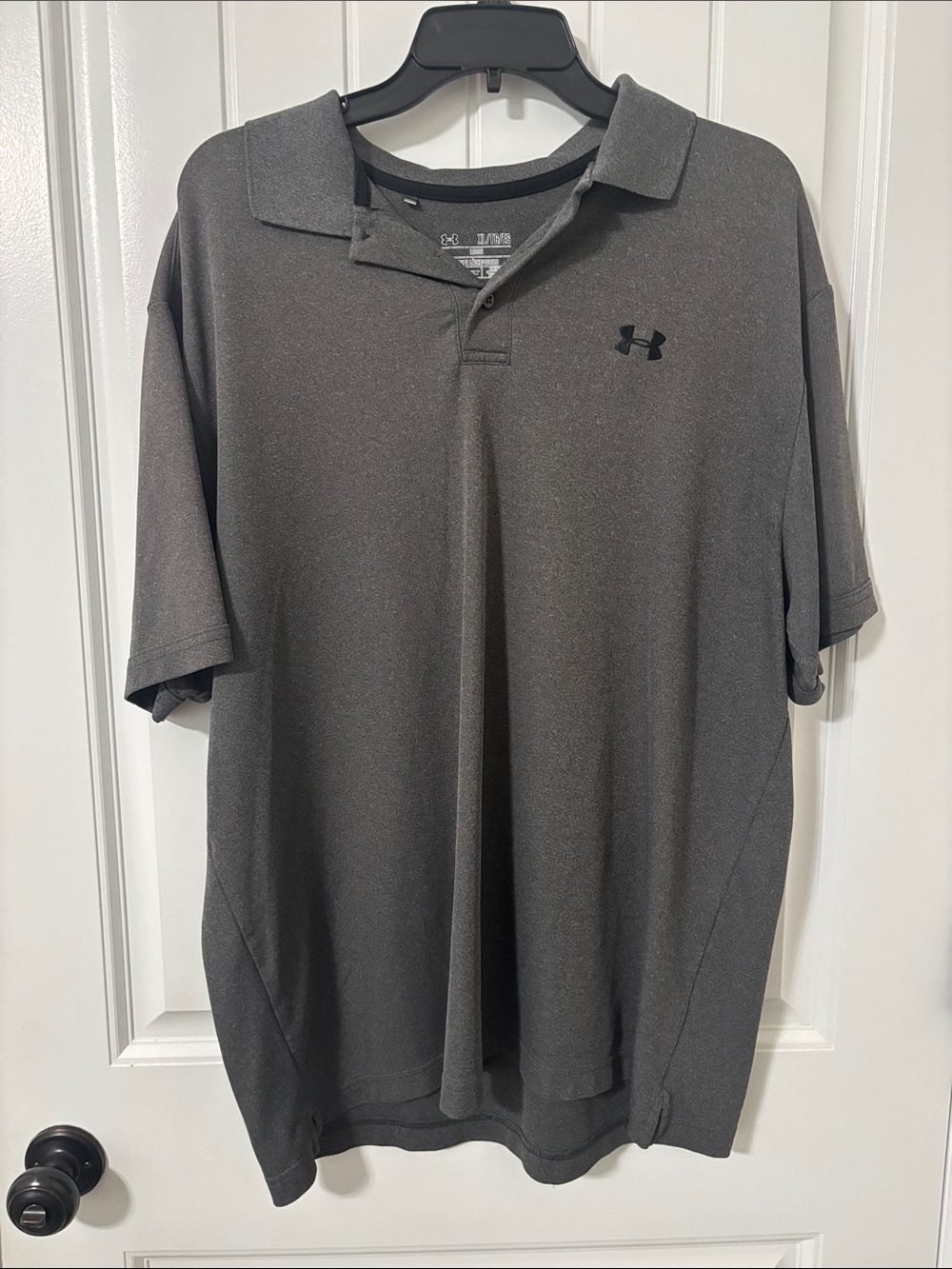 Under Armour Charcoal Gray Men's Polo Shirt